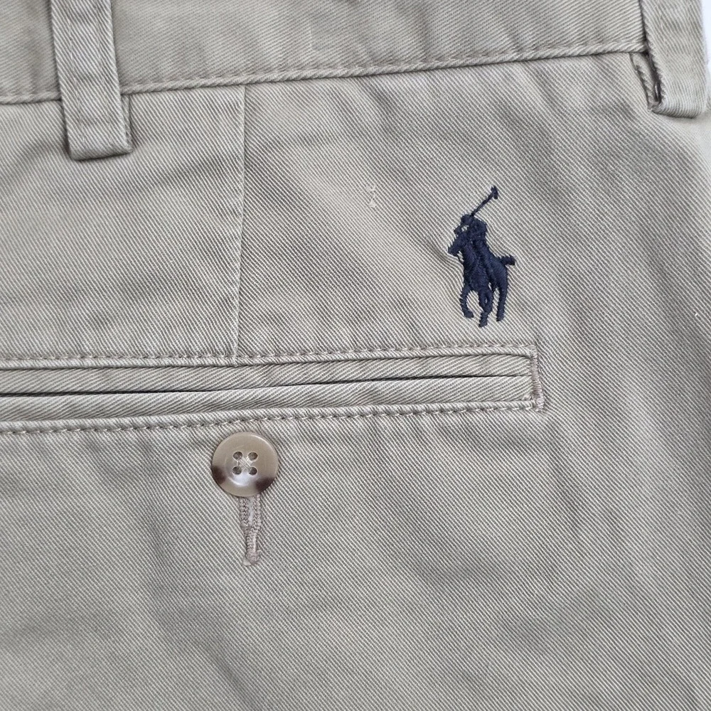 Polo Ralph Lauren Prospect Pants Mens 38x31 Beige Chino 100% Cotton Casual Khaki
